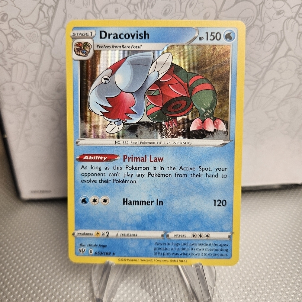 Dracovish 053/189 Pokemon TCG Holo Rare